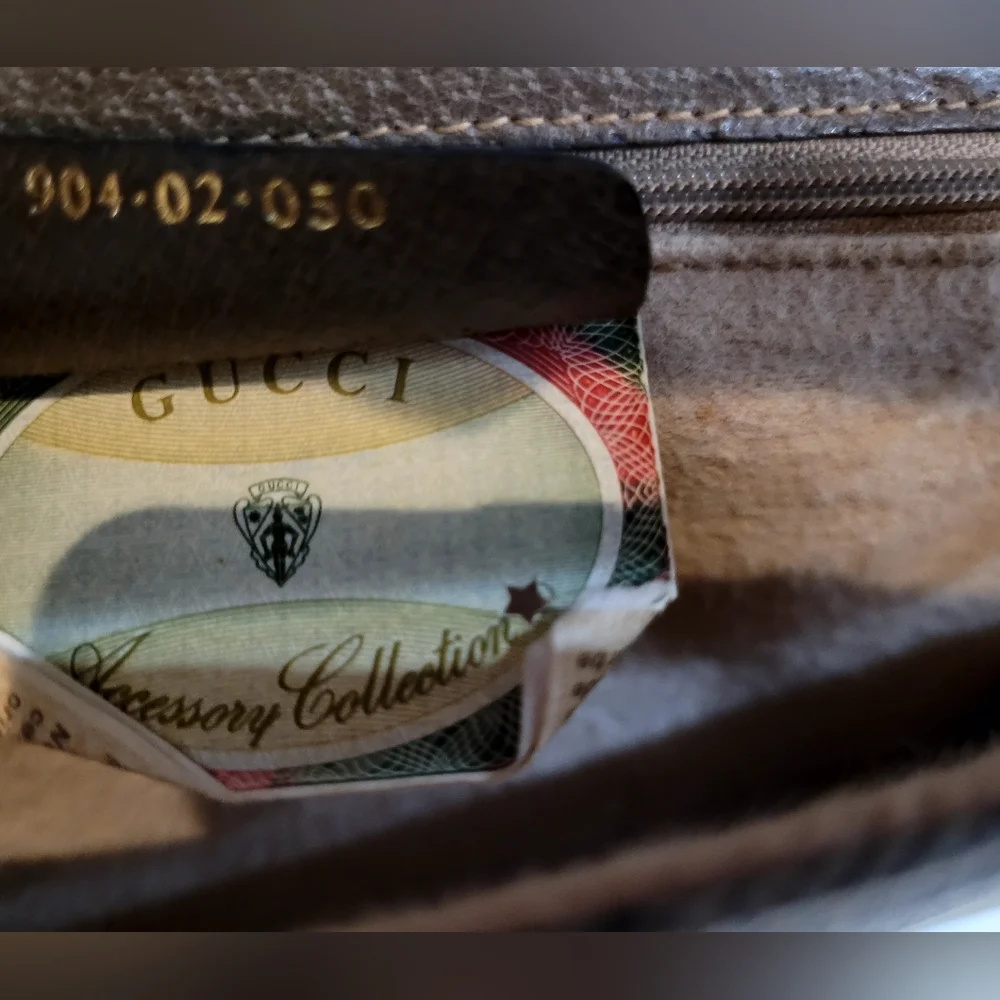 GUCCI Crosbody Bag, Clutch, Two Ways, Vintage, Prestige Condition - Picture 9 of 16